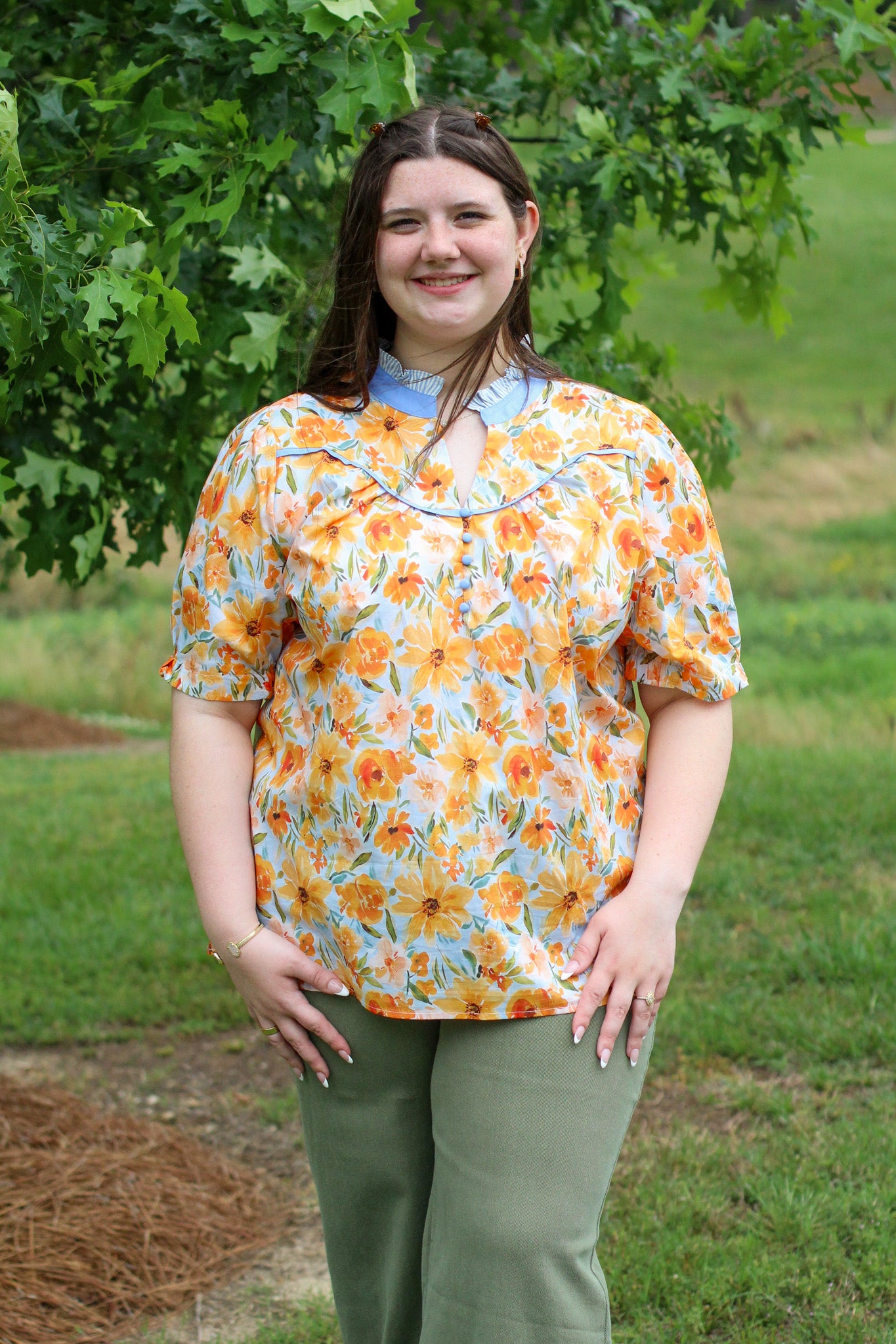 Giving Florals Top