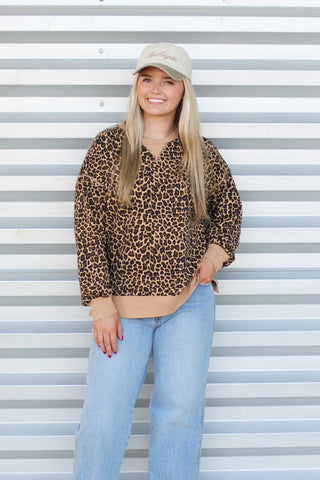 Carlee Leopard Sweatshirt