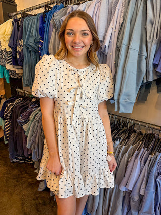 Polka Dot Bow Dress