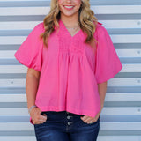 Warmer Weather Collar Top