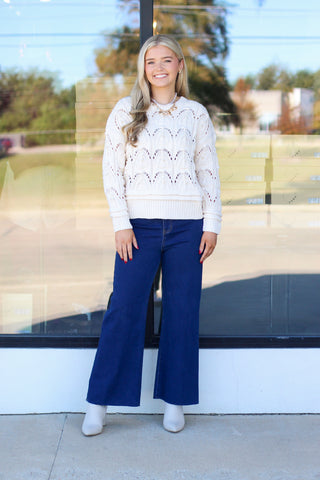 Knitted with Pearls Sweater