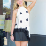 The Addison Polka Dot Top