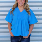 Warmer Weather Collar Top