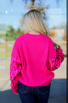 In My Sparkle Era Sweater-Hot Pink