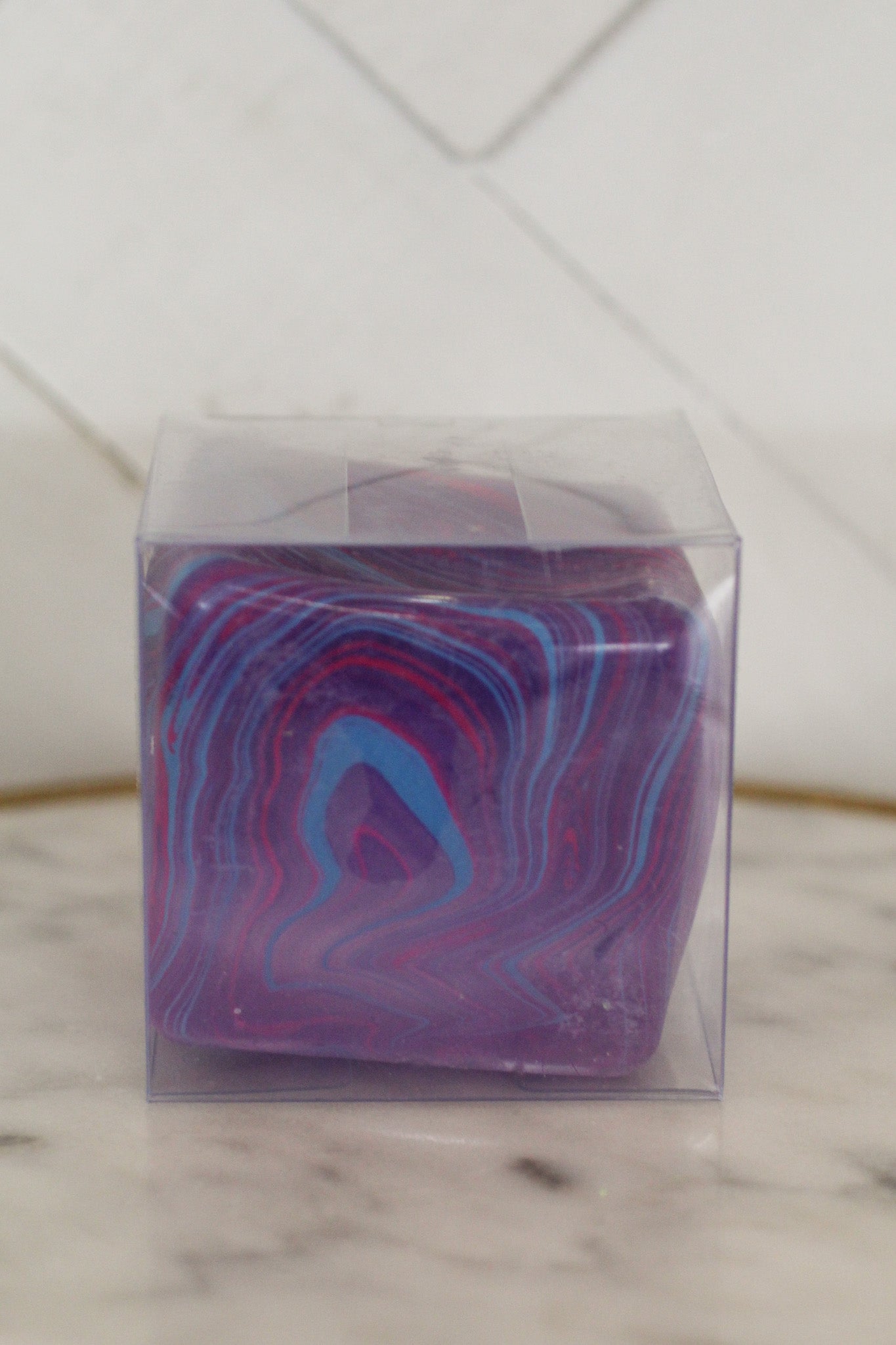 Jumbo Marble Squishy Cube