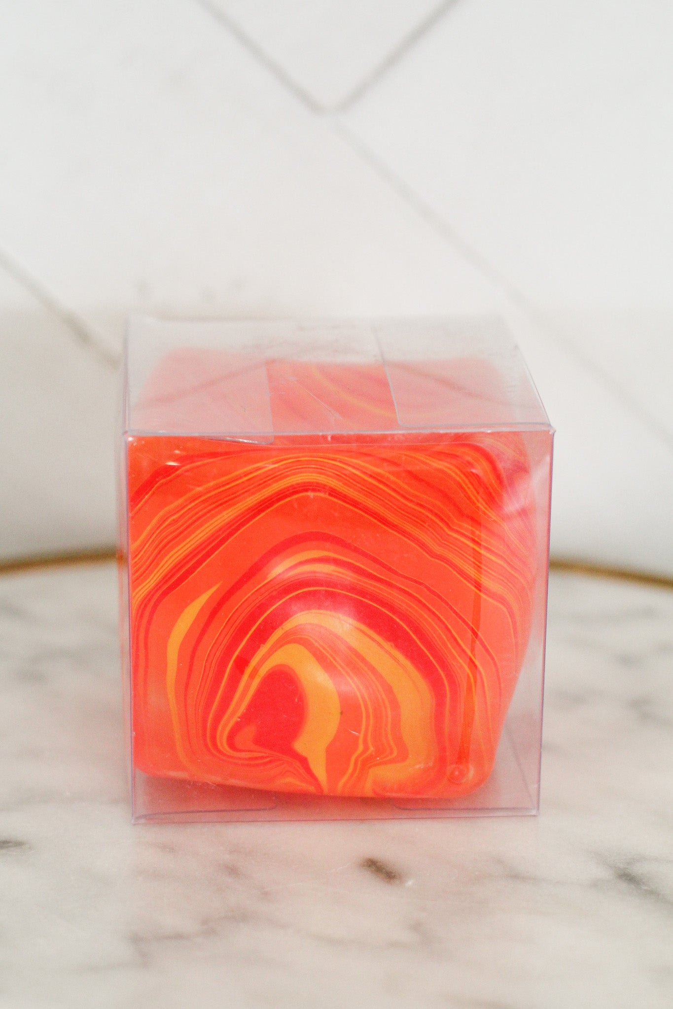 Jumbo Marble Squishy Cube