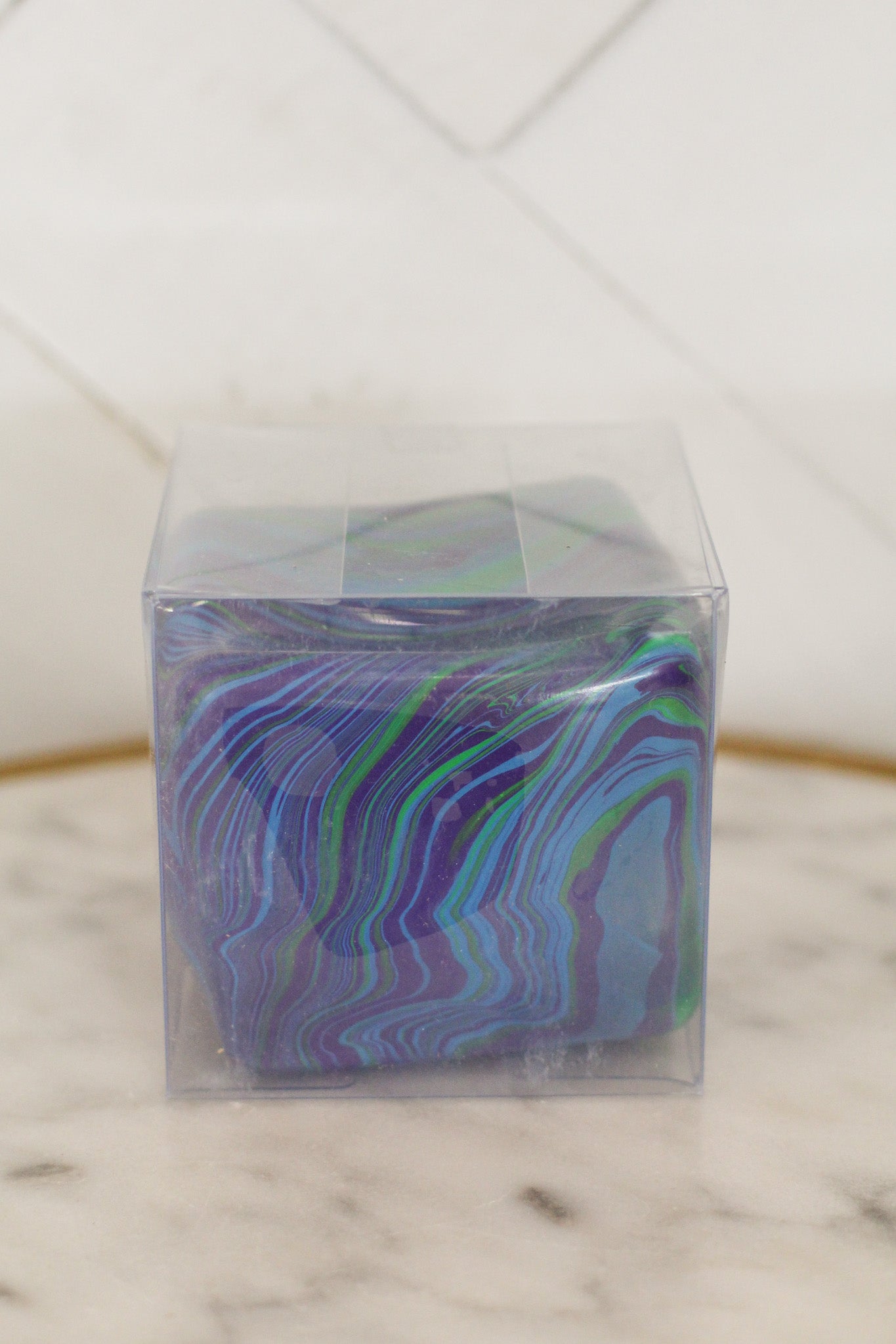 Jumbo Marble Squishy Cube