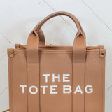 Trendy Leather Tote Bag