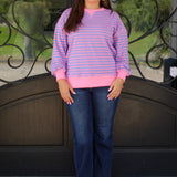 Super Striped Sweatshirt