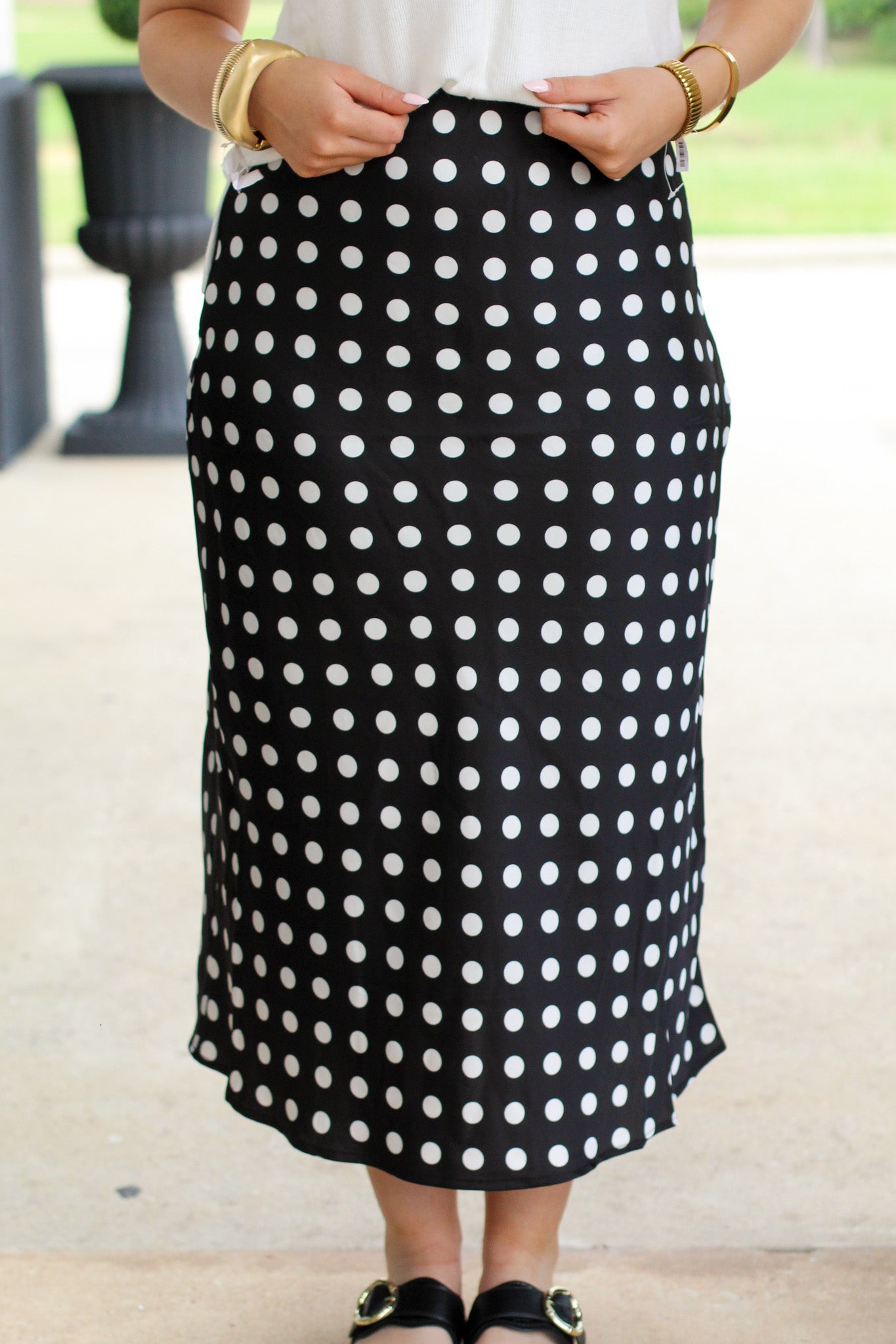 Seriously Satin Midi Skirt