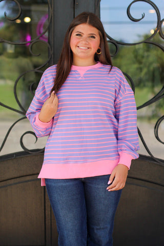 Super Striped Sweatshirt