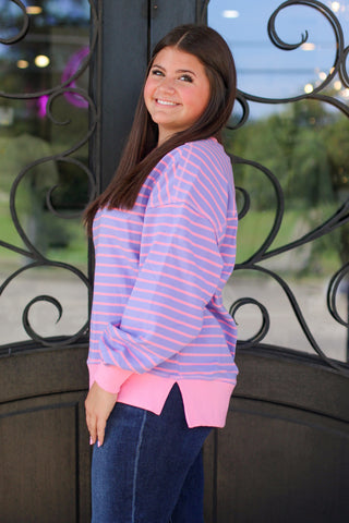Super Striped Sweatshirt