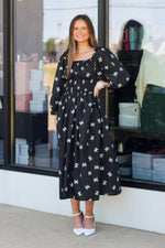 Chic in Bows Midi Dress