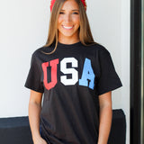 Coolest USA Tee-Black