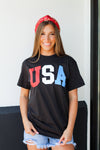 Coolest USA Tee-Black