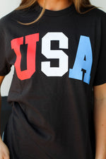 Coolest USA Tee-Black