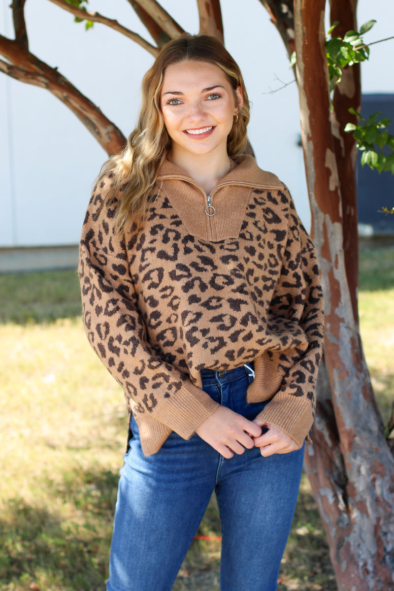 Cozy Cheetah Sweater