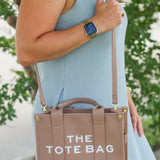 Trendy Leather Tote Bag
