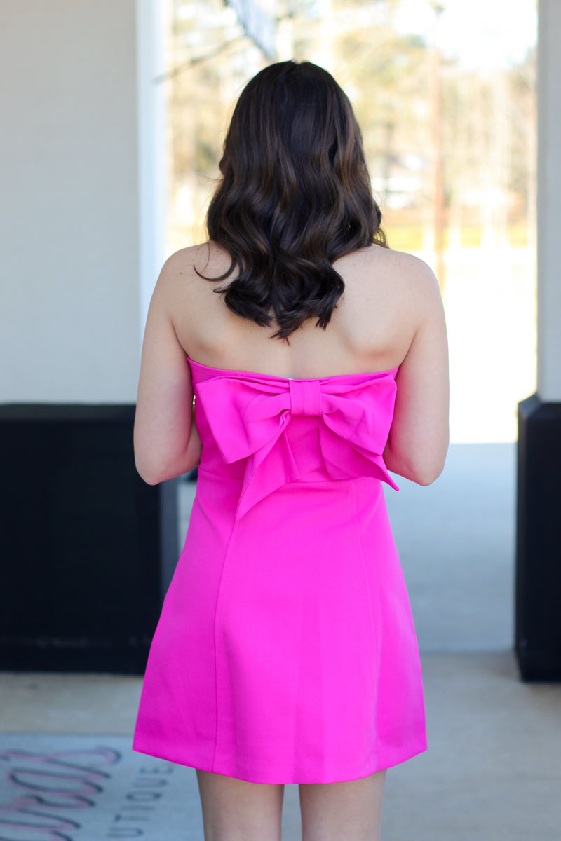 Don't Look Back Bow Dress