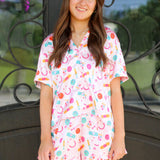 Cutesy Nurse Satin Pajama Set