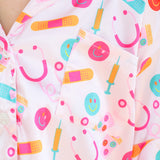 Cutesy Nurse Satin Pajama Set
