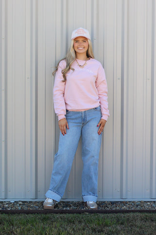 Embroidered God is Good Sweatshirt