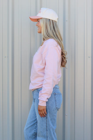 Embroidered God is Good Sweatshirt