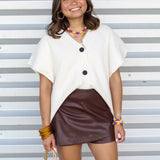 Oversized Sweater Vest