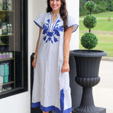 Damask Darling Midi Dress