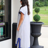 Damask Darling Midi Dress