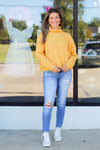 Call Me Cozy Sweater-Gold