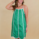 Lined Scallop Dress