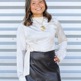 Dressed in Satin Top