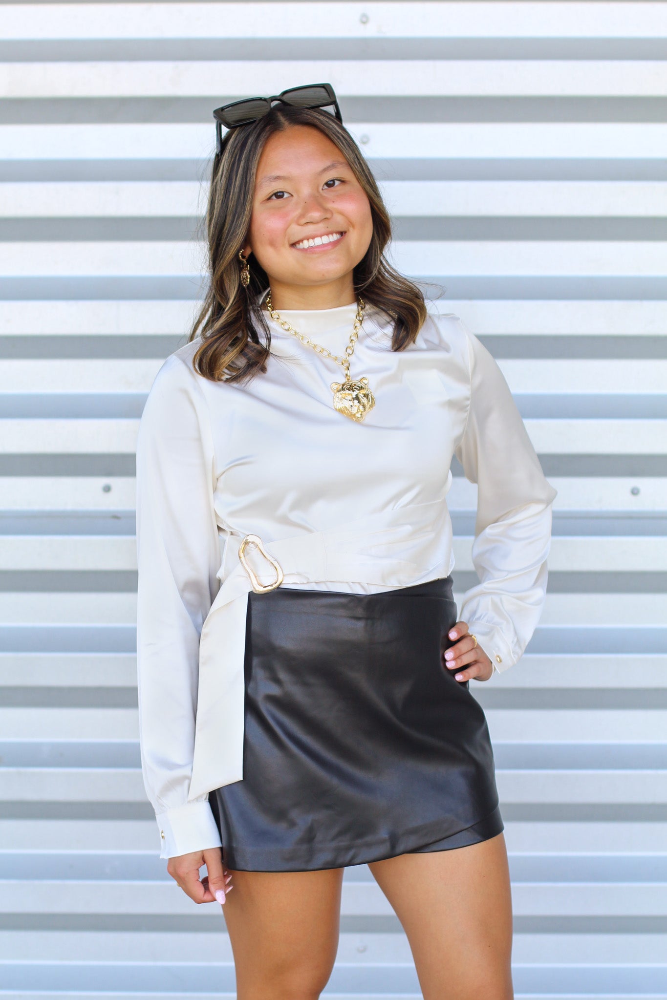 Dressed in Satin Top