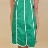 Lined Scallop Dress