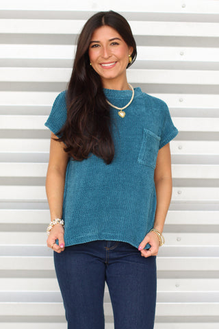 Chenille Pocket Top