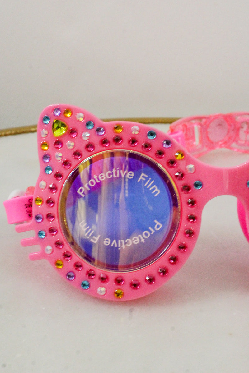 Mango Mittens Kitten Kids' Swim Goggles