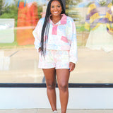 Quilted Patchwork Pullover