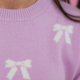 Scattered Bows Sweater Top