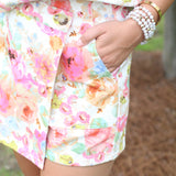 Lovely Lady Floral Skort