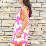 Totally Tropical Floral Dress