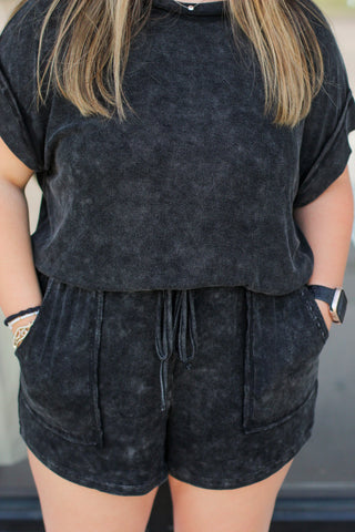So Casual Mineral Wash Shorts