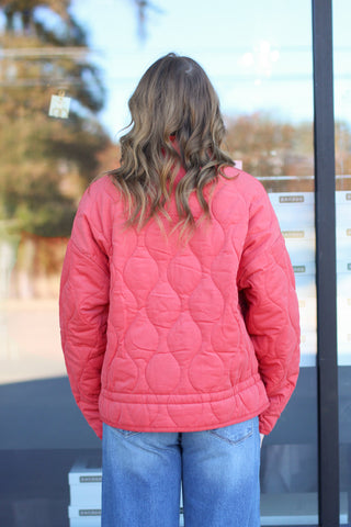 Quilted Drawstring Jacket