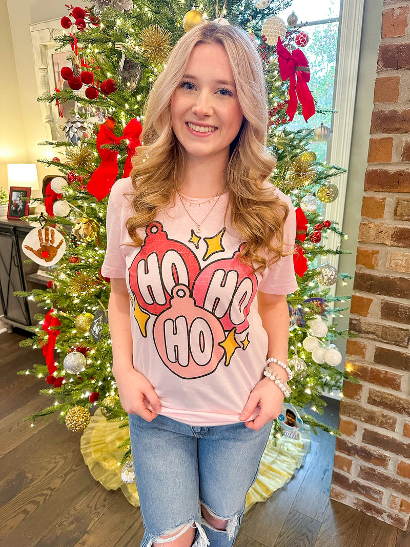 Ho Ho Ho Ornament Tee