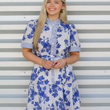 Mixed with Florals Dress