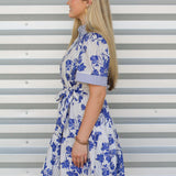 Mixed with Florals Dress