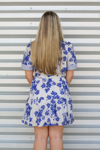 Mixed with Florals Dress