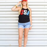 Coolest USA Tank-Black