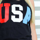Coolest USA Tank-Black