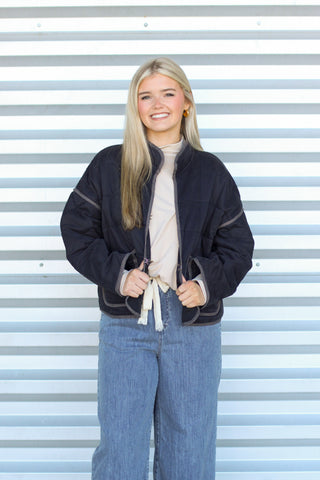 Quilted Pocket Jacket